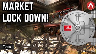 How To LOCK DOWN MARKET In Apex Legends With Caustic Trick!!
