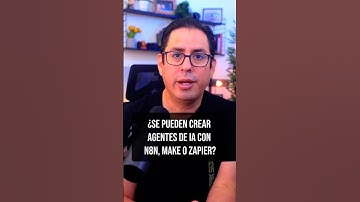 ¿Se pueden crear agentes de IA con n8n, Make o Zapier?