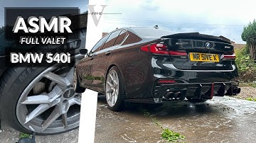 POV: Satisfying ASMR Full Valet | Deep Clean on a Modified BMW 540i | Extreme Car Detailing Sounds