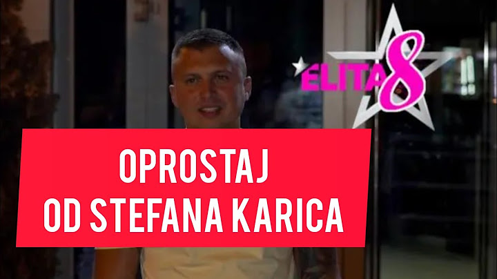 Javljeno je! OPROSTAJ od Stefana Karica