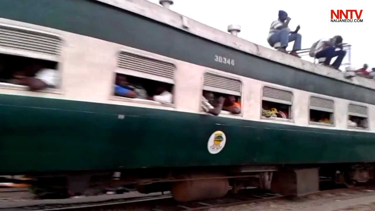 Interestingly Crazy Nigerian Train Transport - YouTube