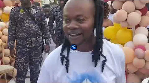Daddy Lumba performs at a baby christening event in Kumasi