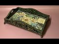 Винтажный поднос. Vintage tray .