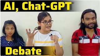 AI ChatGPT Debate | Artificial intelligence | Group Discussion | Spoken English class in Lucknow