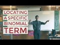 General Term and Binomial Expansion