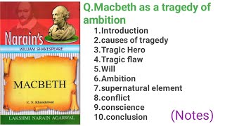 Macbeth as a tragedy of ambition.