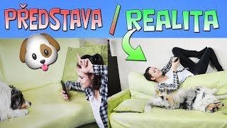 PŘEDSTAVA vs. REALITA - Život se psem | Sketch | Veronika&Akim