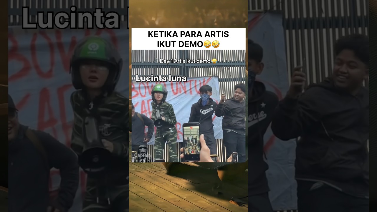 Ketika para artis ikut demo 