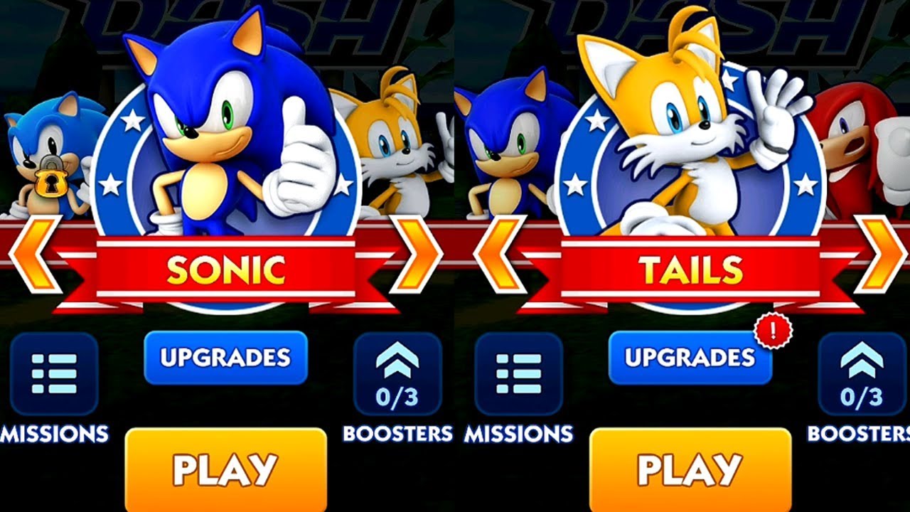 Sonic Dash SONIC VS TAILS Android iPad iOS Gameplay
