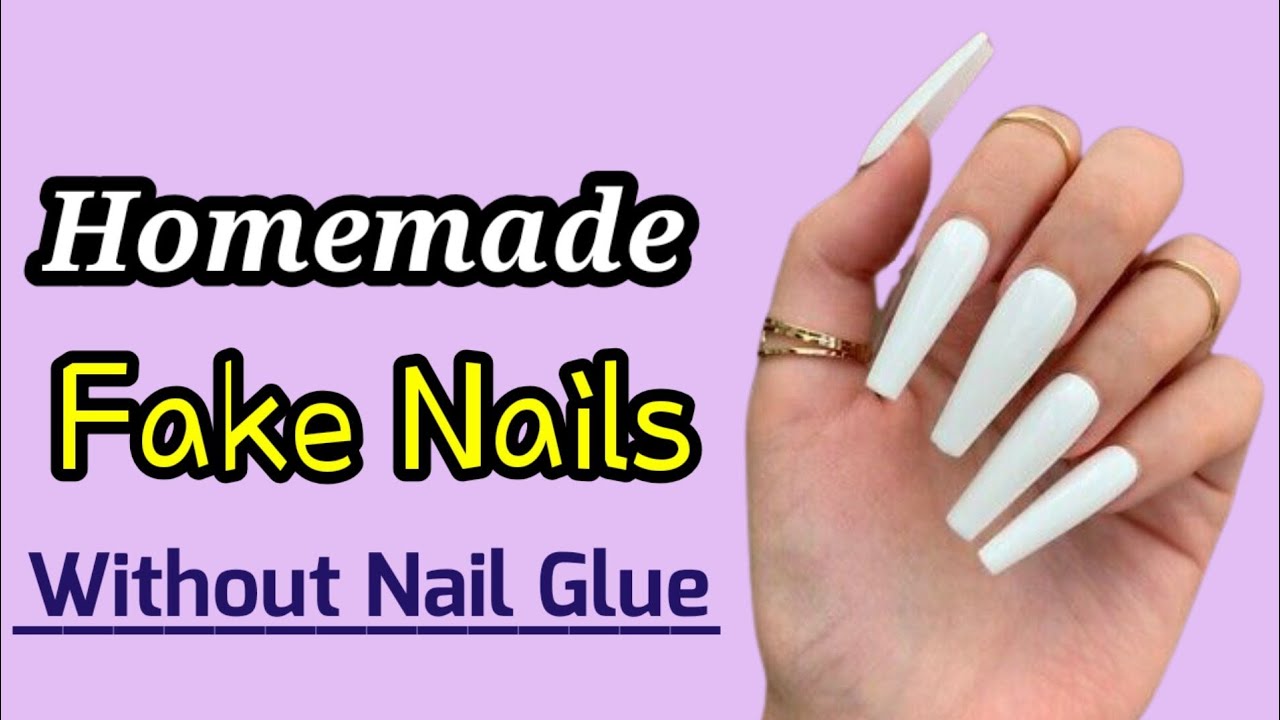 How to Make Fake Nails from Paper at Home DIY Fake Nails Without