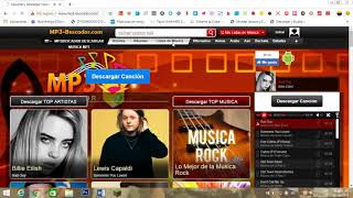 como descargar musica mp3 gratis desde pagina web en computador