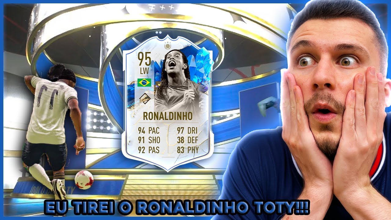 MEU DEUS!!!! EU TIREI O RONALDINHO TOTY ABRINDO O PACK ICON 90+ A MAIOR MITADA DA HISTÓRIA!! FIFA 23