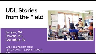 UDL Stories from the Field