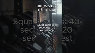 HIIT Workout 15 minutes | motivation shorts viral exercise