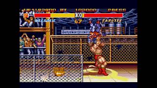 Street Fighter 2 - Dhalsim vs. Zangief on Hardest Difficulty (Sega Genesis)