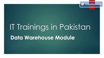 Introduction, Qlik, Microstrategy, SAP BO Pakistan
