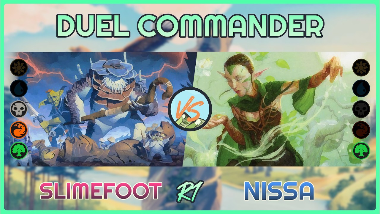 Slimefoot vs. Nissa - CoC#4 -  R1 - Duel Commander│MTG│bitzelberg thumbnail