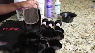 HOW TO BLEACH THE KNOTS ON A LACE CLOSURE