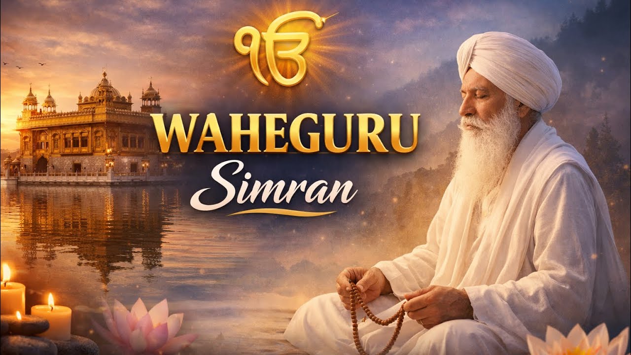 Satnam Waheguru Simran 🙏 | Deep Meditation | Peaceful Mind & Soul Healing | Waheguru Jaap 