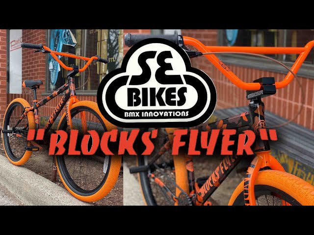 FIRST LOOK) 2023 SE Bikes Blocks Flyer 26 Cruiser BMX Unboxing @ Harvester  Bikes 