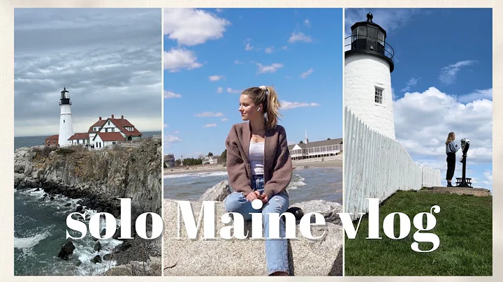 VLOG: Solo Travel to Maine | Kennebunkport, Portland + Portsmouth, NH. (First Trip Post-Divorce WOO)