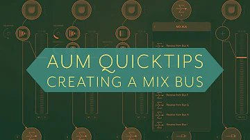 AUM QuickTips: Creating a Mix Bus