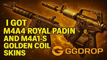CS2 Case Opening | I Got M4A4 Royal Paladin and M4A1-S Golden Coil Skins at GGDrop