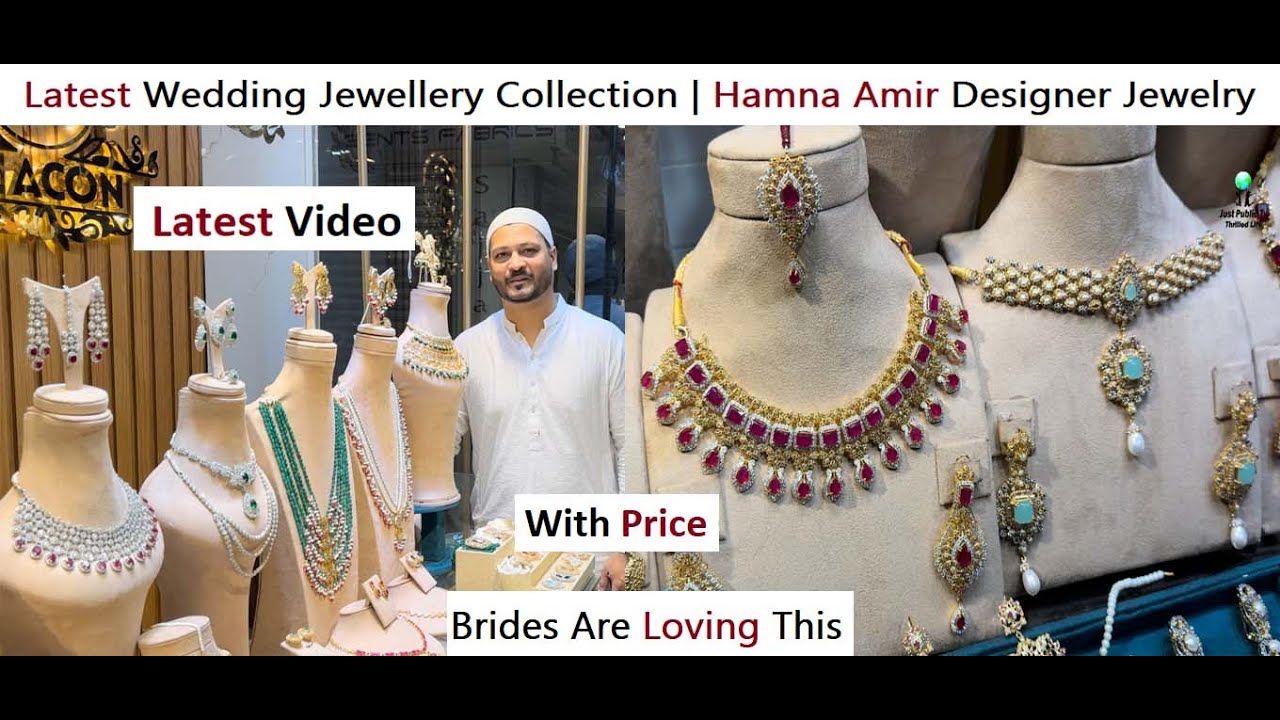 Latest Wedding Jewellery Collection | Hamna Amir Designer Jewelry Brides Are Loving This