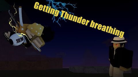 Getting THUNDER BREATHING in Project Slayers | Roblox