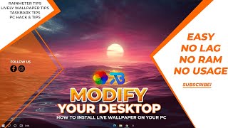 MODIFY Your Desktop | How To Install Live WallPaper | NO LAG | NO RAM | EASY | TIPS & TRICKS | OP | screenshot 2