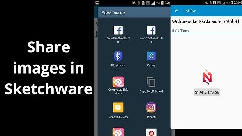 How to Share Image in Sketchware