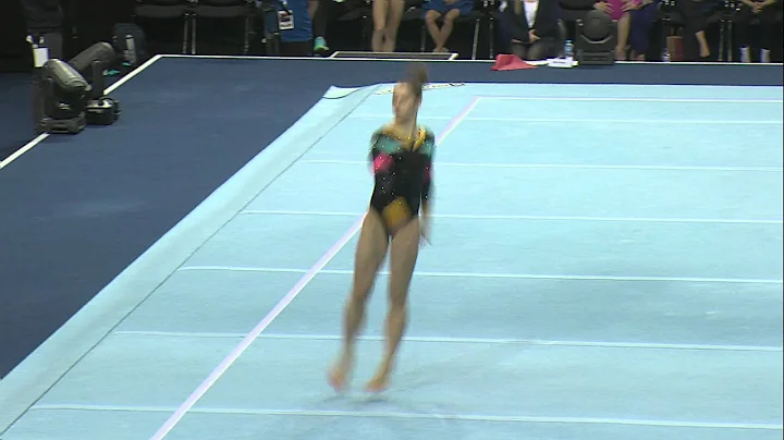 Catherine Lyons - GOLD - Floor - 2015 British Gymn...