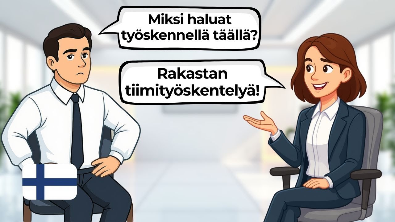 Собеседование на финском - Самые важные вопросы и ответы