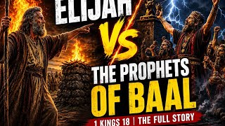 Elijah Challenged 450 Prophets of Baal 🔥 | Then Fire Fell From Heaven | Animated Bible Story