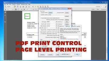 Print page 1 on Tray1, Page 2+ on Tray2 & the last Page on Tray 3 in Batch with PDF Print Control