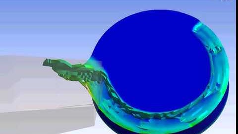 Ansys Workbench explicit dynamics turning in circumferential direction of AlSi 1045 bolt example 7