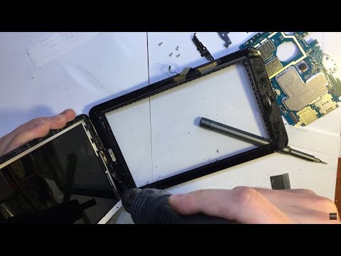 Samsung Galaxy Tab 3 Lite 7" - Разборка Замена Сенсора и Матрицы / Replacement of the Display
