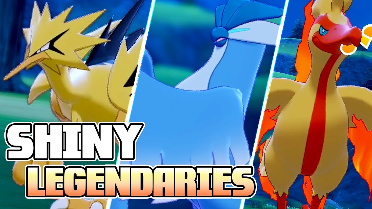Galarian Articuno, Zapdos, and Moltres Shinies Revealed for
