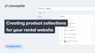 Creating product collections for your rental website