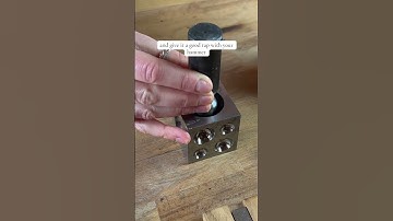 How to dome metal sheet using a dapping block #jewelrytutorial #learnsomethingnew