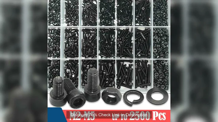 2500 Hexagon Allen Hex Socket Cup Head Screw Bolt M2 M2.5 M3 M4 M5 M6 Black 12.9 Grade Carbon Steel