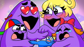 GRIMACE SHAKE FAMILY REUNION?! Rainbow Friends Animation