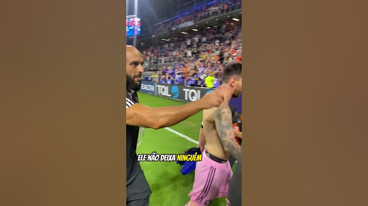 REGRAS DO SEGURANÇA DO MESSI