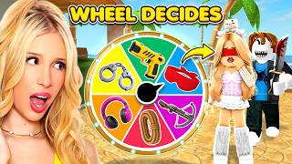 MM2, But MYSTERY WHEEL DECIDES MY INSANE CHALLENGES... *G...