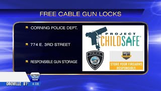 Corning Police and Project Childsafe team up for gun safety
