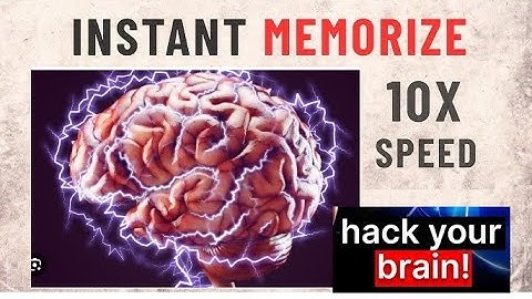 brain hacks for studying How to learn 10x Faster using Brain Science