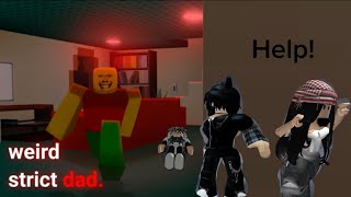 لعبة WEIRD STRICT DAD مع فريدة و احمد👻👻 #roblox#edit#viral