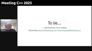 Casts in C++: To lie... and hopefully - to lie usefully - Patrice Roy - Meeting C++ 2025