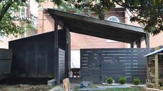 Shed &amp; Carport - Start to Finish - Time lapse