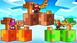 Île de Dinosaure NOOB vs Île de Dinosaure PRO sur Minecra...